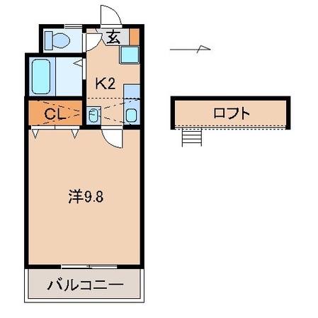 モスビルの物件間取画像